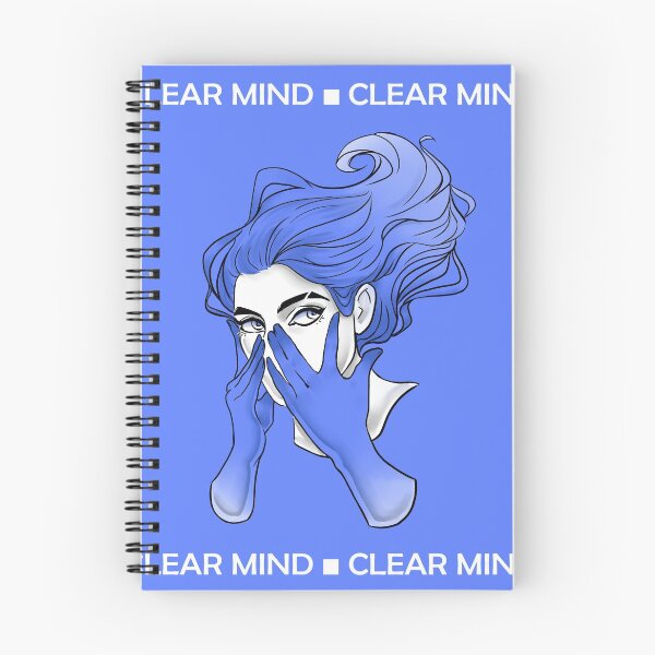 Item preview, Clear Mind graphic digital girl blue designed and sold by Twins' Art.