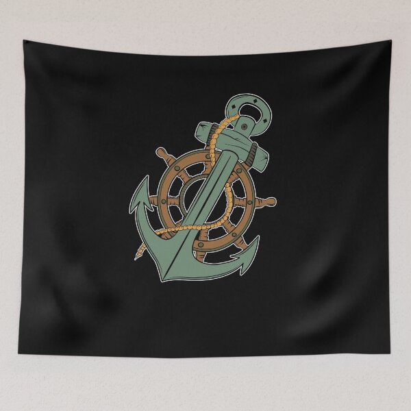 Item preview, Anchor Tattoo Vintage for Pontoon Captains designed and sold by Cedinho.