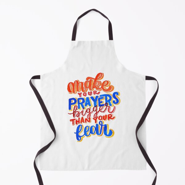 Item preview, Make your Prayers bigger than your fears Calligraphy designed and sold by Monica Prado.