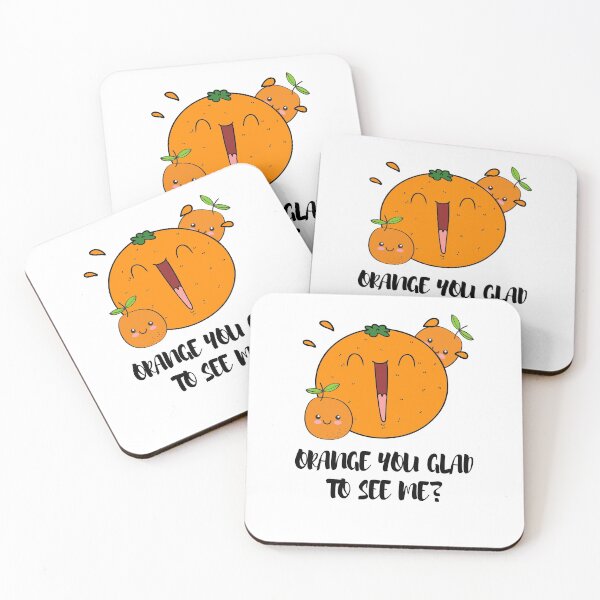Item preview, Cute fruit: "Orange you glad to see me" designed and sold by Digibee.