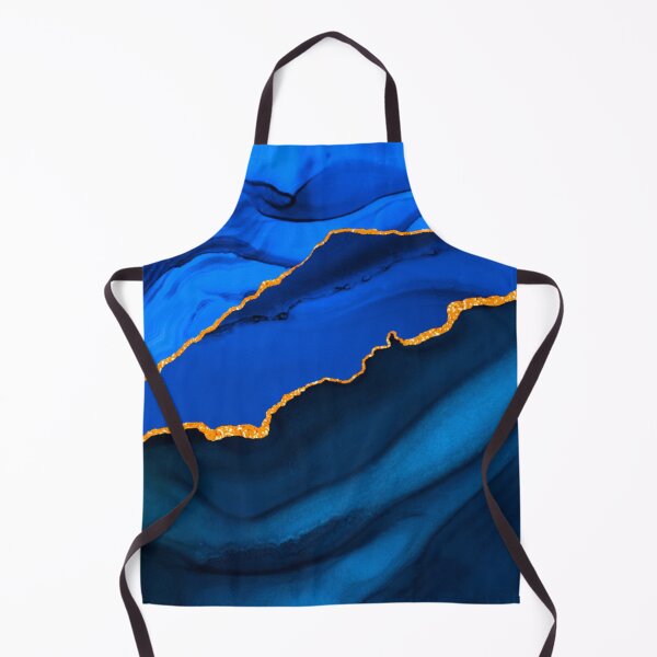 Item preview, Bright Blue and orange Modern Geode Agate Design designed and sold by Paulele.