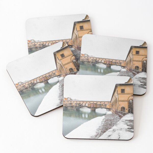 Item preview, Ponte Vecchio in Florence during a Snowy Day designed and sold by Giorgio Magini.