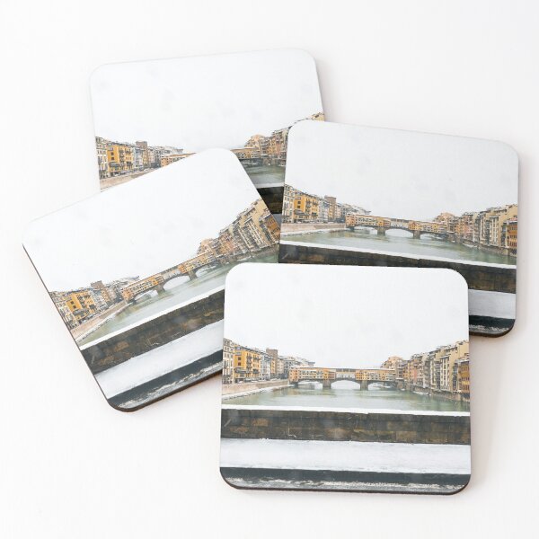 Item preview, Ponte Vecchio in Florence during a Snowy Day designed and sold by Giorgio Magini.