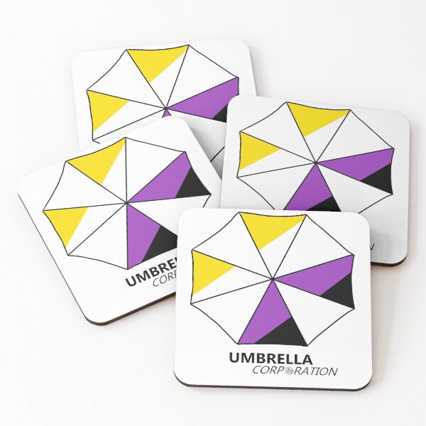 Item preview, Non-Binary Pride Umbrella Corp designed and sold by connelcreativemedia.