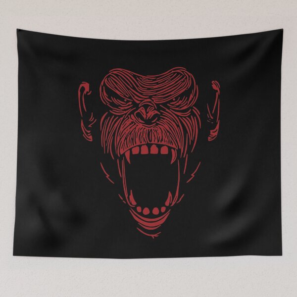 Item preview, Primate rojo enojado designed and sold by argupta15115.