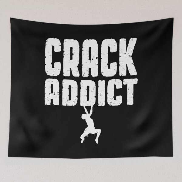 Item preview, Free Solo Rock Climber Crack Addict designed and sold by GrandeDuc.