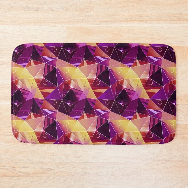 Item preview, Polygonal pattern.Black, red, yellow, orange background. designed and sold by marinaklykva.