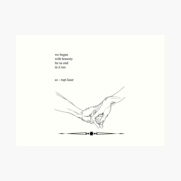 rupi kaur Art Print