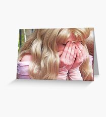Princess Peek-a-Boo Greeting Card