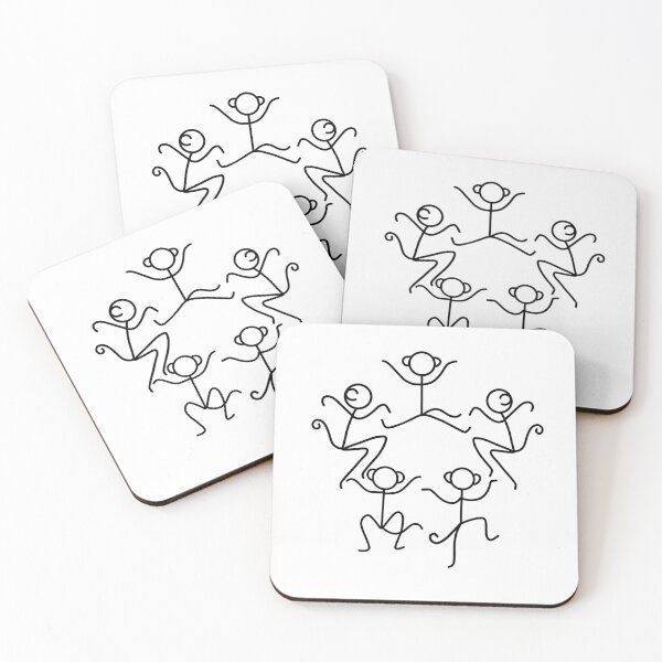 Item preview, Stickman / 5 little monkeys jumping designed and sold by LotusCreations.