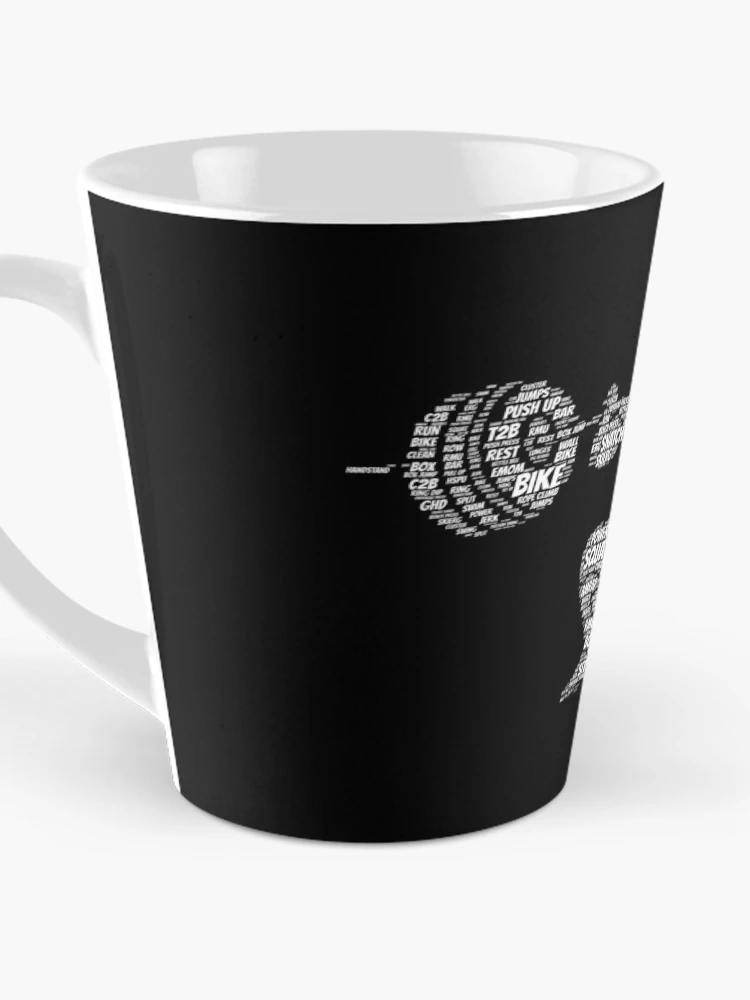 Thumbnail 3 of 4, Coffee Mug, The Clean - CrossFit word cloud based design designed and sold by RXThread.