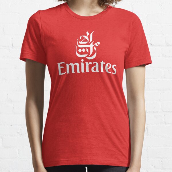 fly emirates t shirt red