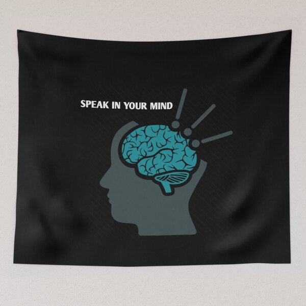 Item preview, Speak In Your Mind Gift For Men And Women  designed and sold by myrstyle.