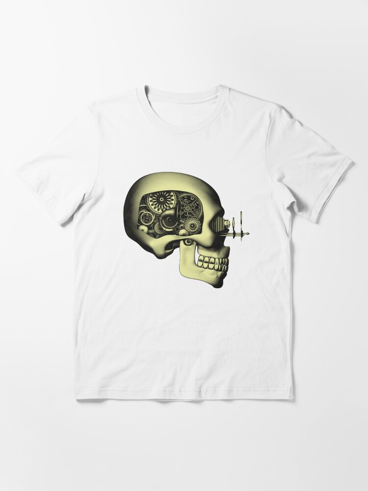 Alternate view of Vintage Steampunk Automaton Skull #1 Essential T-Shirt