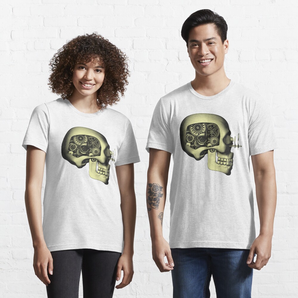 Vintage Steampunk Automaton Skull #1 Essential T-Shirt