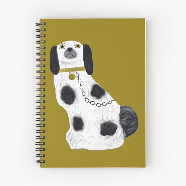 Item preview, Staffordshire China dog on ochre 1 designed and sold by marthaseahorse.