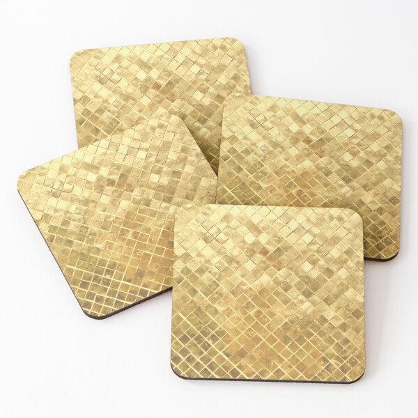 Item preview, Gold Rhombus Tiles DIgital Print designed and sold by Gerson Ramos.