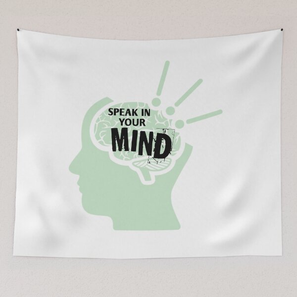 Item preview, Speak In Your Mind Gift For Men And Women  designed and sold by myrstyle.
