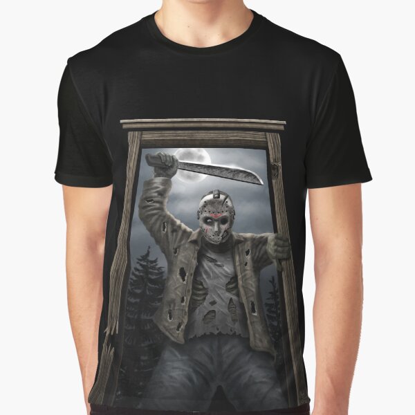 Jason Voorhees Fan Art Graphic T-Shirt