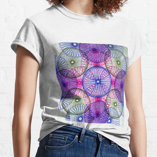 Color Spiral Design Classic T-Shirt