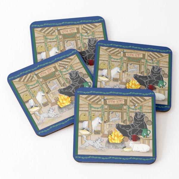 Item preview, Yule House (Blue) designed and sold by SignumStore.