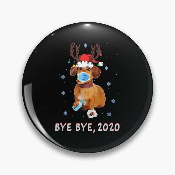 Item preview, Dachshund Bye Bye 2020 Christmas New Year Funny Gifts designed and sold by ManishDayal.