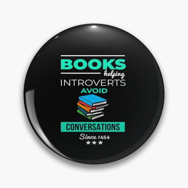 Item preview, Books Helping Introverts Avoid Conversation designed and sold by DynamicWorkshop.