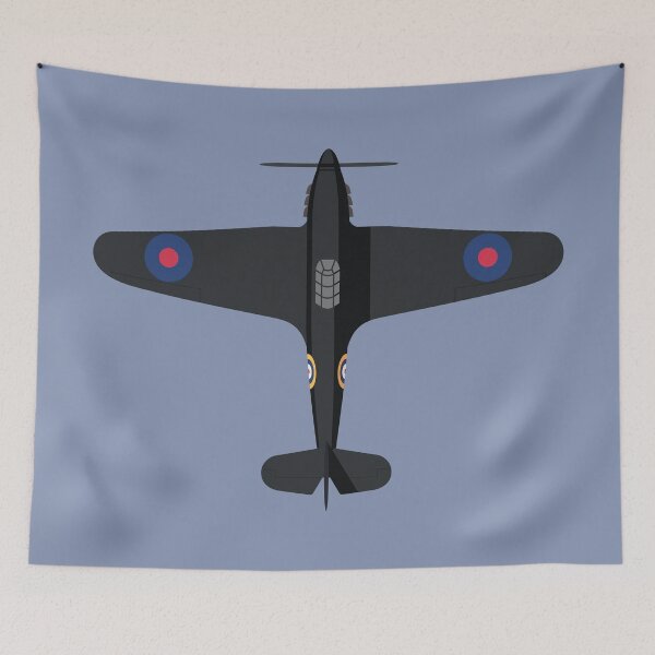 Item preview, Hurricane WWII Fighter Aircraft - Night designed and sold by VoodooCircus.
