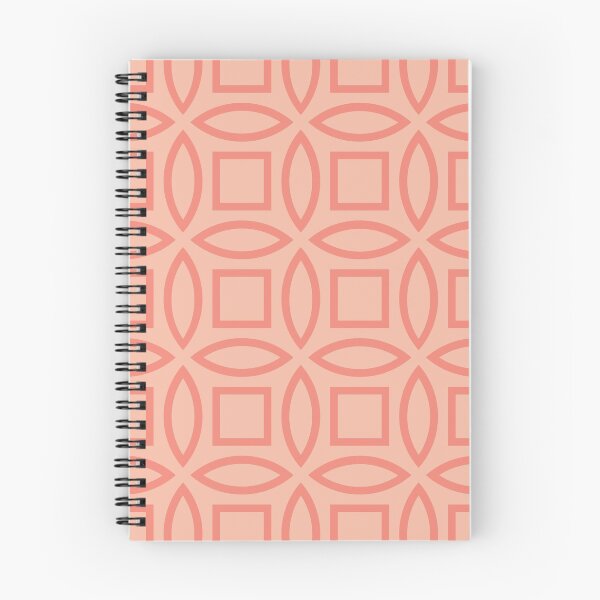 Item preview, Geometric Pattern: Intersect Outline: Salmon designed and sold by Red Wolf.