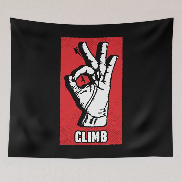 Item preview, Escalador de roca en solitario gratuito OK Fingers designed and sold by GrandeDuc.