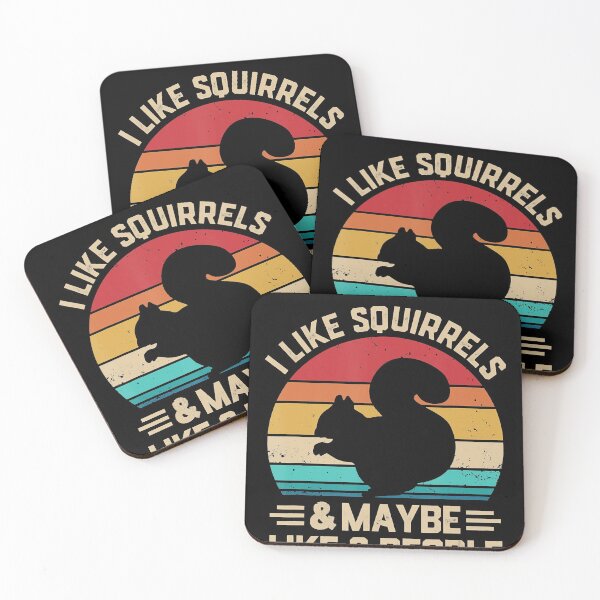 Item preview, I Like Squirrel And Like 3 People Animal Lovers Gift T-Shirt designed and sold by LenaEhrlichmann.