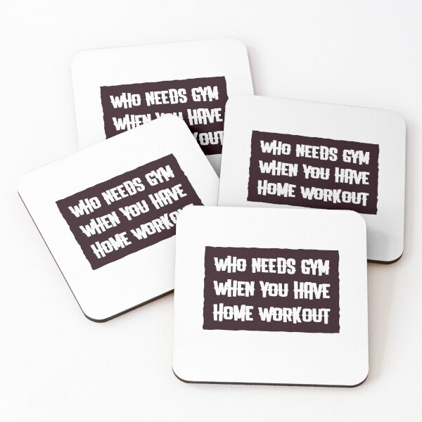 Item preview, Who Needs Gym When You Have Home Workout designed and sold by SerenaBliss.