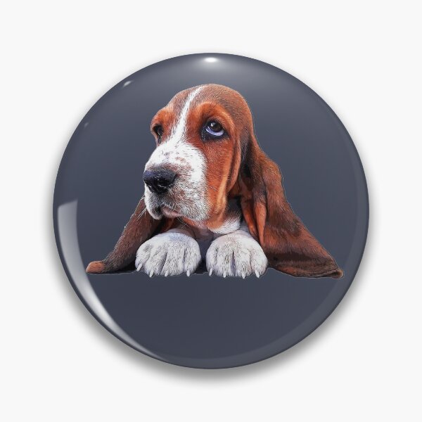 Item preview, Basset Hound Puppy Dog designed and sold by ElegantCat.