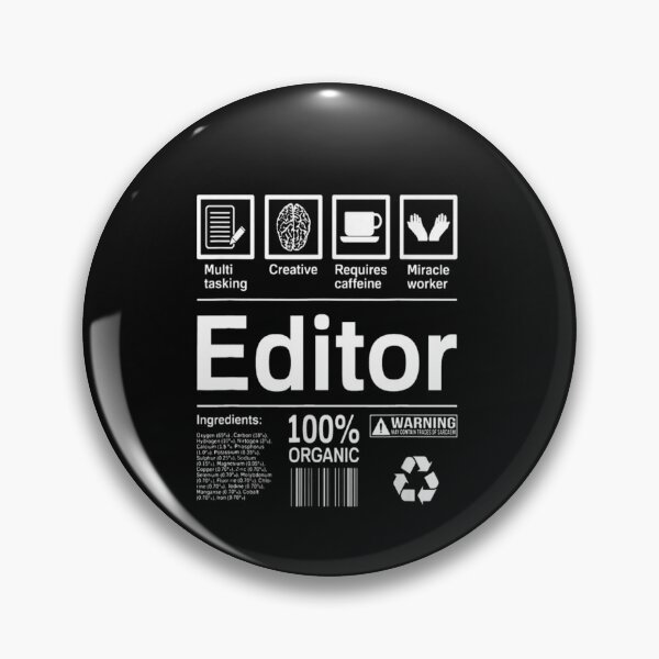 Item preview, Funny Editor 100% Organic designed and sold by DynamicWorkshop.