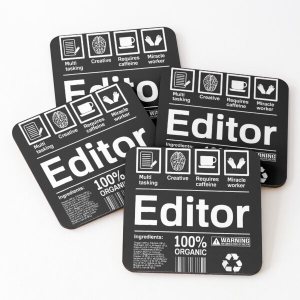 Item preview, Funny Editor 100% Organic designed and sold by DynamicWorkshop.