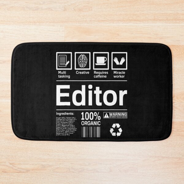 Item preview, Funny Editor 100% Organic designed and sold by DynamicWorkshop.