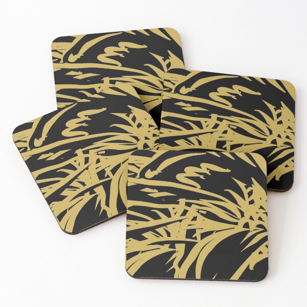 Item preview, Flower Riot - Black onYellow designed and sold by FlowerCloud.