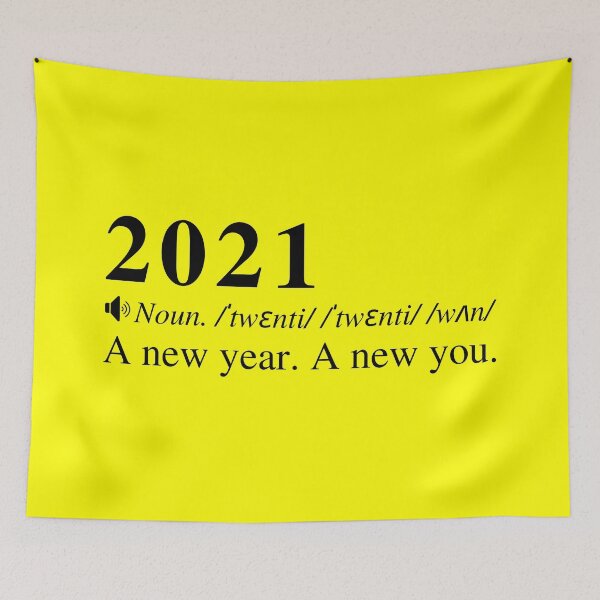 Item preview, 2021: A new year. A new you. Happy new years blessing. designed and sold by mind-illusions.