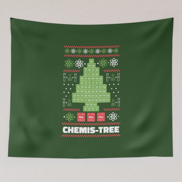 Item preview, Periodic table Christmas tree Christmas designed and sold by DerSenat.
