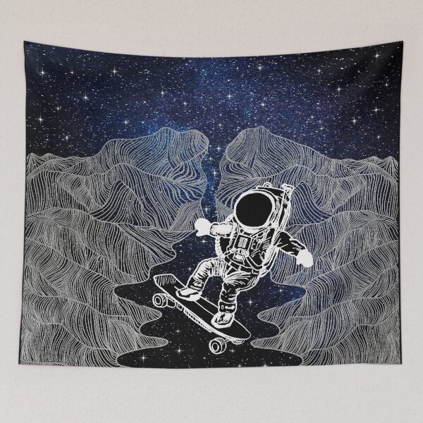 Item preview, Skateboarding Space Mountains designed and sold by maryedenoa.