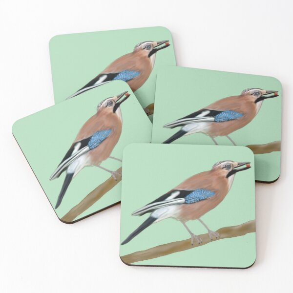 Item preview, Jay - UK Birds Digital Drawing Art  designed and sold by Victoria Charvill.