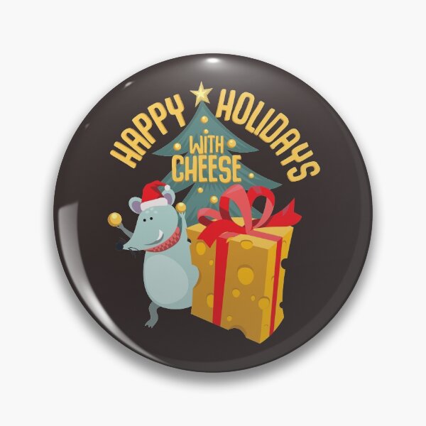 Item preview, Happy Holidays with Cheese designed and sold by Andantino.