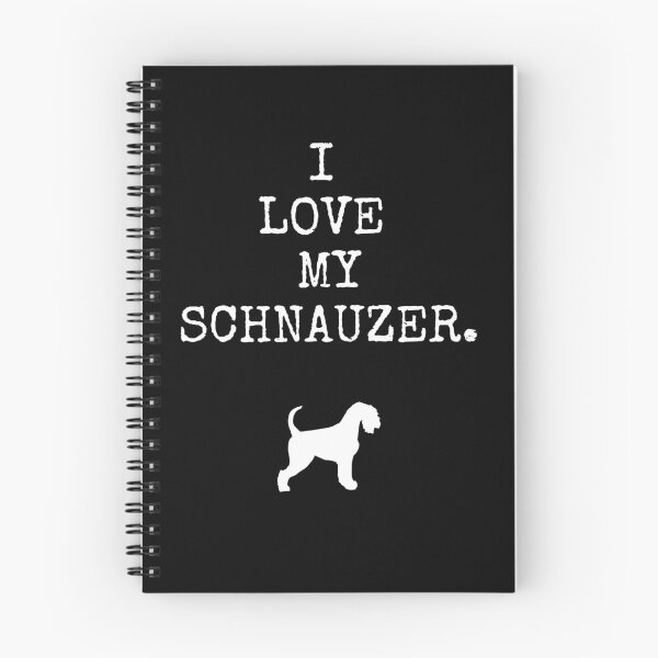 Item preview, I Love My Schnauzer Dog - Schnauzer Dog Lover Gift designed and sold by Presto Prints Design.