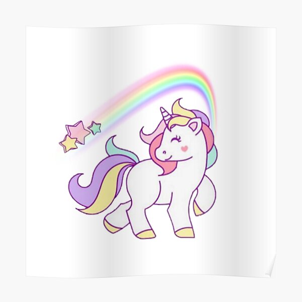 Unicorn I love Them Poster