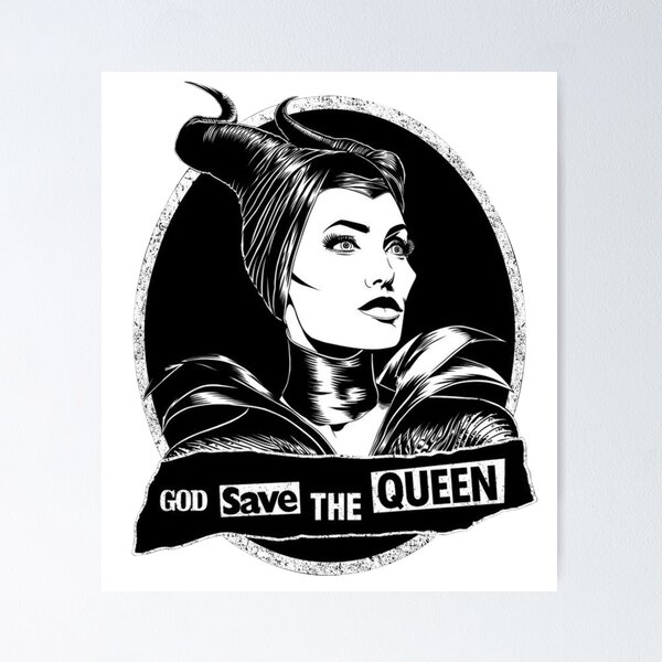 Item preview, Maleficent God Save The Queen designed and sold by JosieQueen.