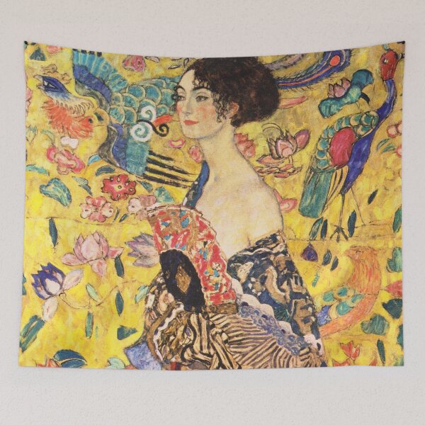 Item preview, Gustav Klimt - Lady with a Fan  designed and sold by DejaVuStudio.