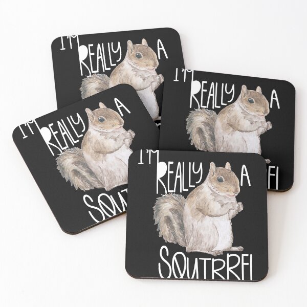 Item preview, I_m Really A Squirrel In A Human Costume Funny Squirrel Gift T-Shirt designed and sold by LenaEhrlichmann.