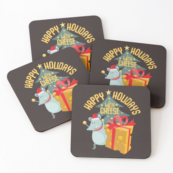 Item preview, Happy Holidays with Cheese designed and sold by Andantino.