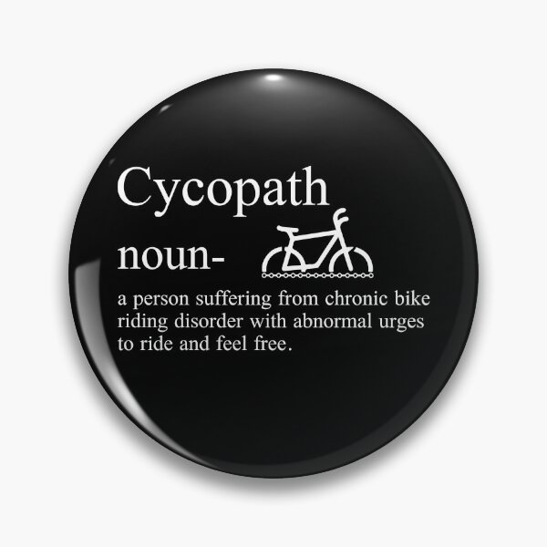 Item preview, Cycopath definition bicycle humour designed and sold by LynHebb.