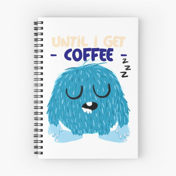 Item preview, Sleepy without coffee - cute weirdo designed and sold by CoffeeFanCloth.